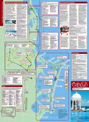 Map of Cancun