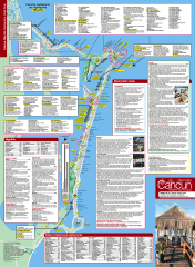 Map of Cancun restaurants
