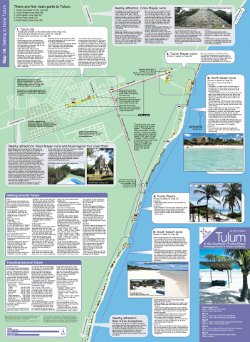 Getting to know Tulum map & guide