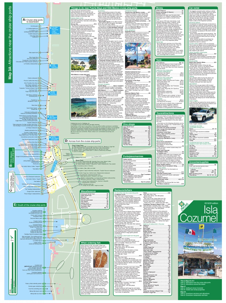 Cozumel Map & Travel Guide